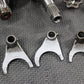 1997 KAWASAKI KX250 97 - 98 OEM ENGINE TRANSMISSION TRANNY GEARBOX SHIFT FORKS - hggarage