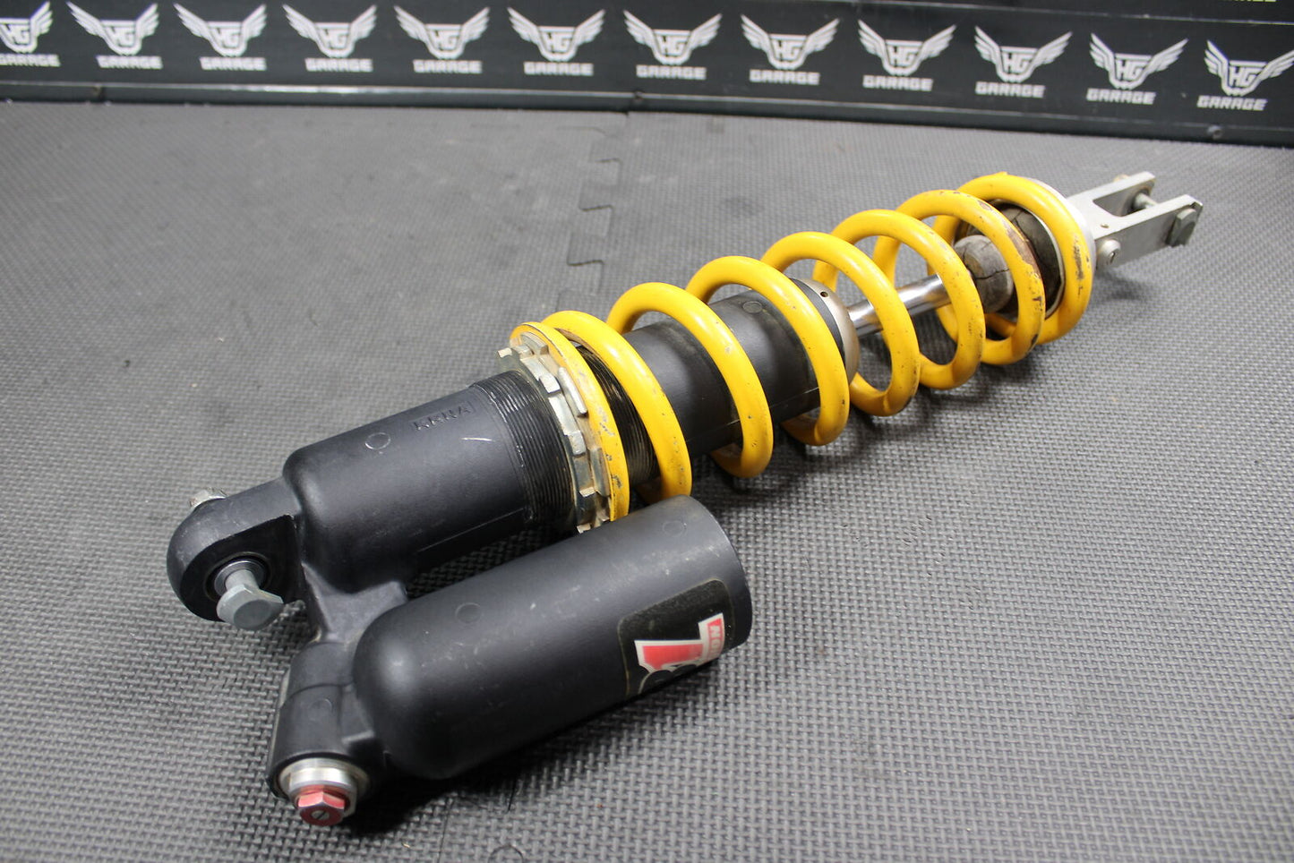 2004 HONDA CRF250R OEM SHOWA BLACK COATED REAR BACK SHOCK ABSORBER SUSPENSION