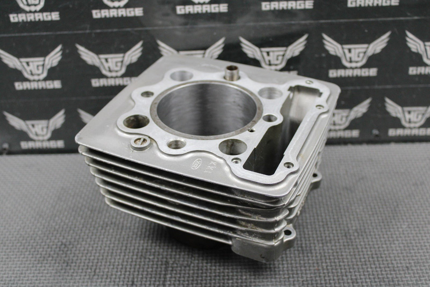 1989 HONDA XR250R OEM CYLINDER BORE JUG TOP END BIG BORE 77MM 12100 - KCE - 670 GOOD - hggarage