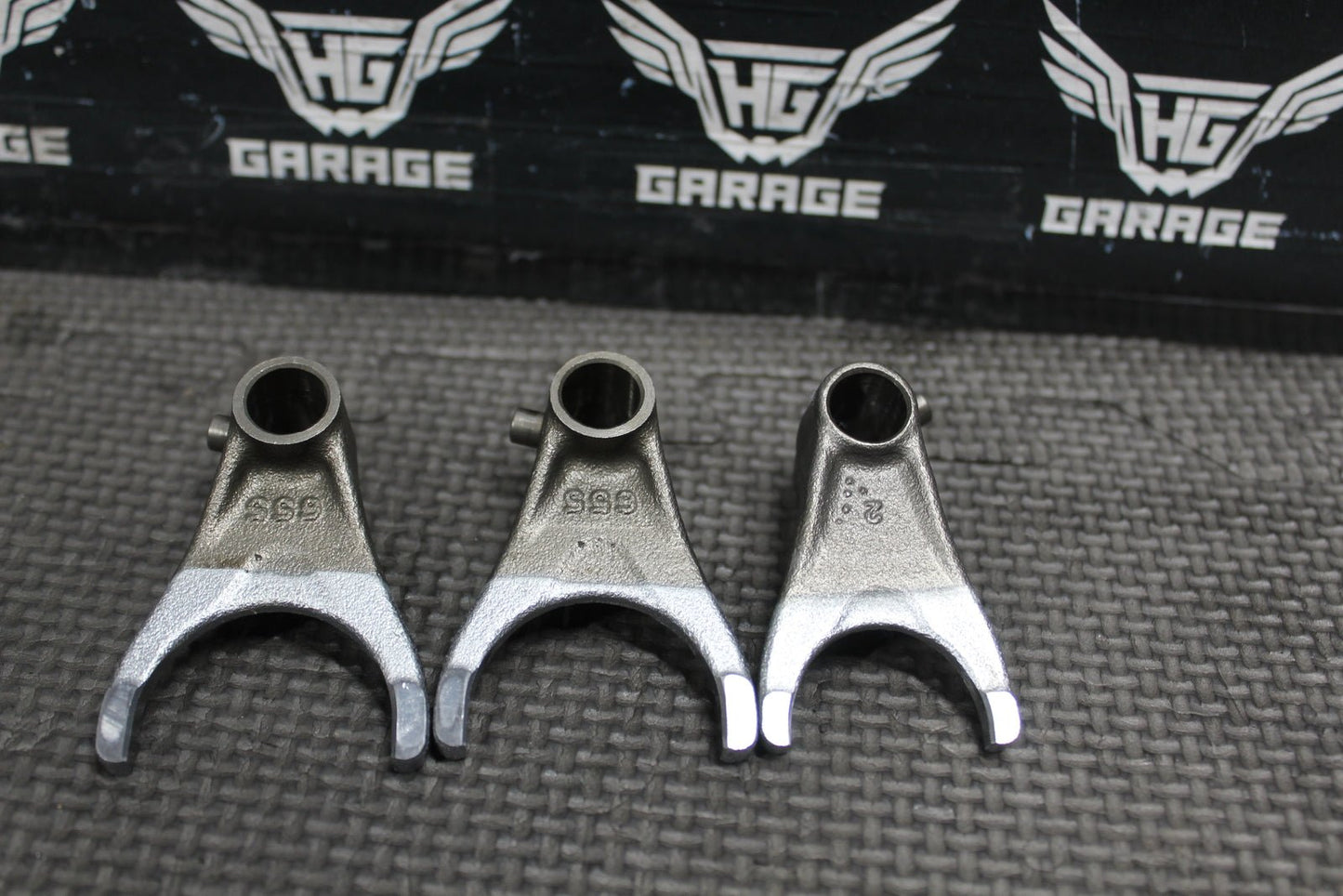 2018 KAWASAKI KX250F OEM ENGINE TRANSMISSION TRANNY SHIFT FORKS SHAFT SENSOR - hggarage