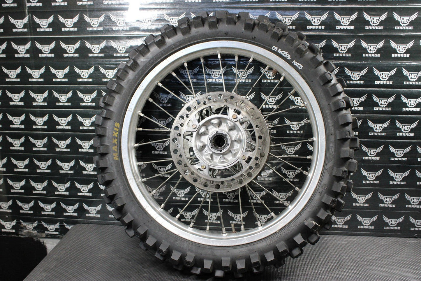 2009 KAWASAKI KX250F OEM REAR BACK WHEEL RIM HUB 41090 - 5227 READ DESC! - hggarage