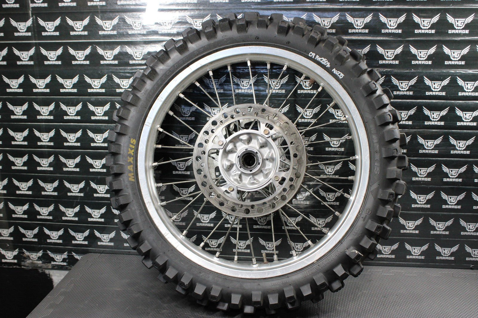 2009 KAWASAKI KX250F OEM REAR BACK WHEEL RIM HUB 41090 - 5227 READ DESC! - hggarage