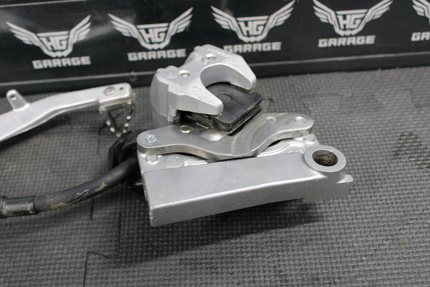 2016 KAWASAKI KX85 OEM NISSIN REAR BACK BRAKE CALIPER MASTER CYLINDER LEVER