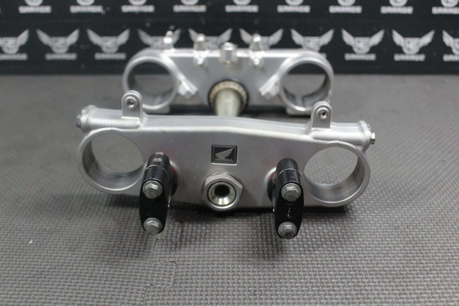 2010 Honda CRF250R OEM Front Forks Lower Upper Triple Tree Stem Clamp - hggarage