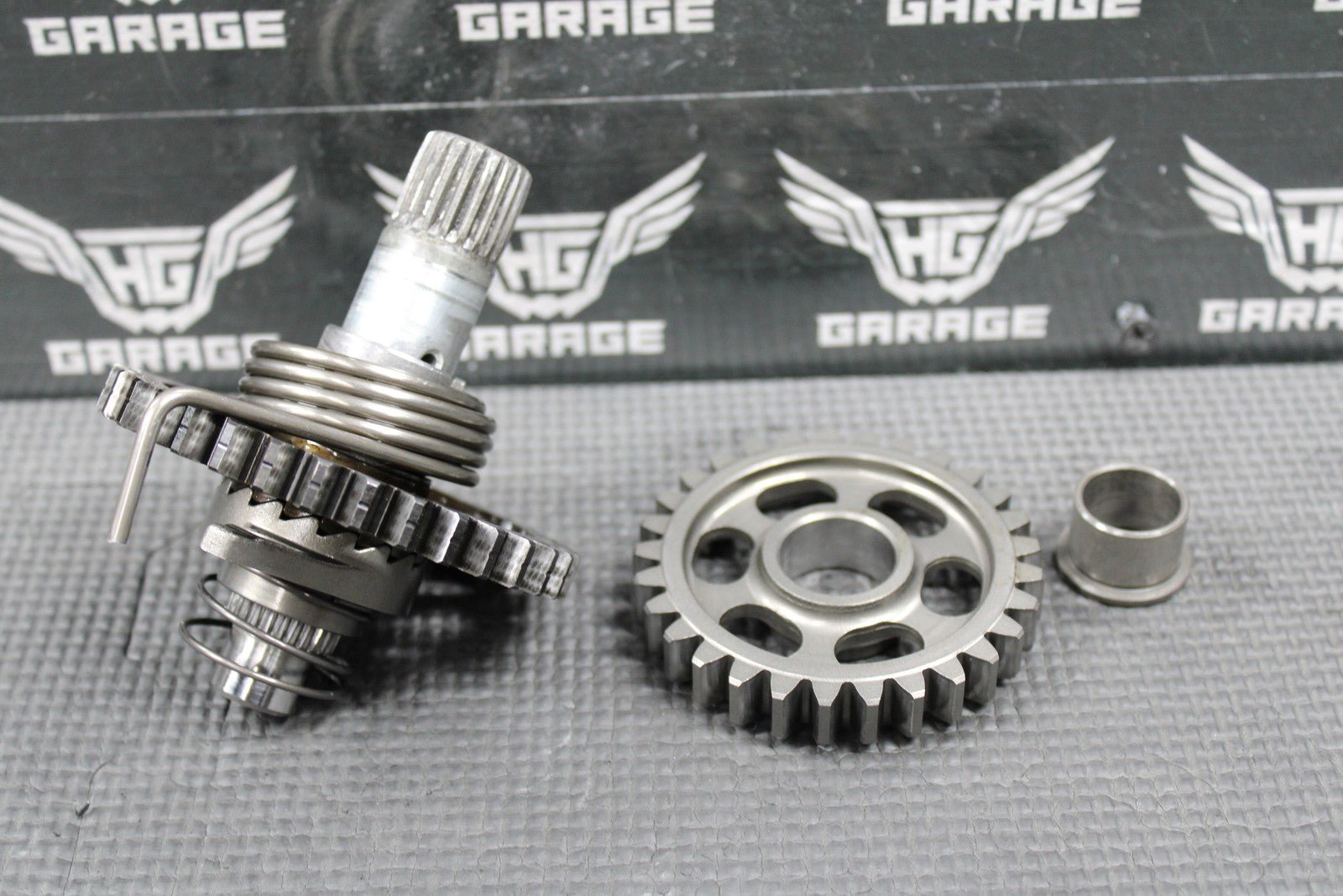 2012 09 - 12 HONDA CRF450R OEM KICKSTART KICK START SPINDLE SHAFT W IDLER GEAR - hggarage