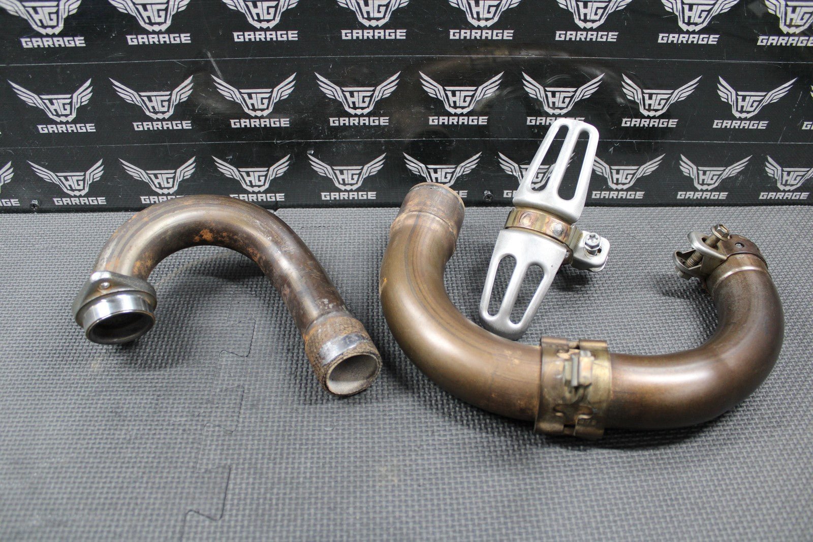 2020 YAMAHA YZ250FX OEM EXHAUST PIPE CHAMBER HEADER PIPE PIPES B7B - 14621 - 00 - 00 - hggarage