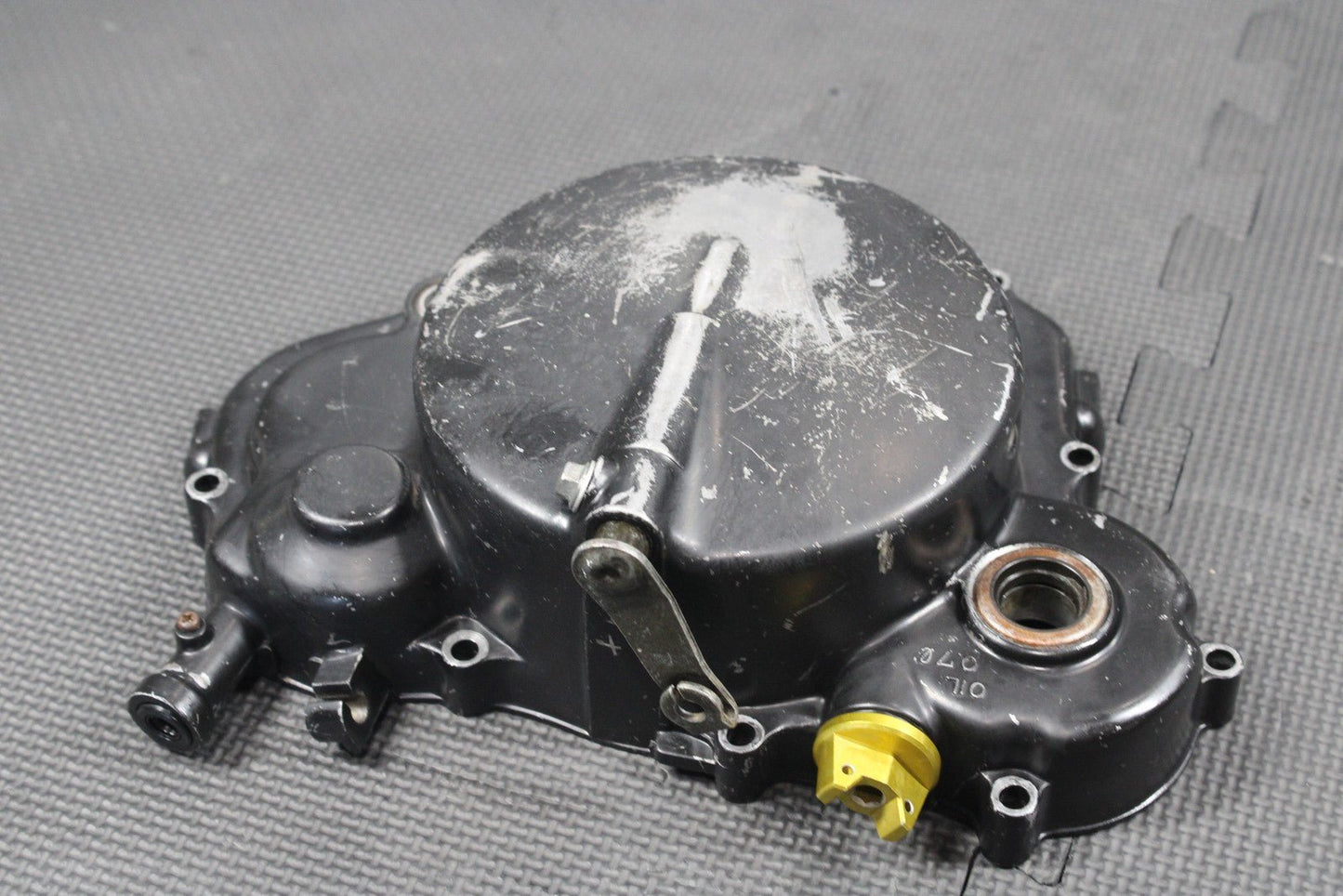 1987 KAWASAKI KDX200 OEM ENGINE MOTOR RIGHT SIDE CLUTCH COVER 14032 - 1203 - hggarage
