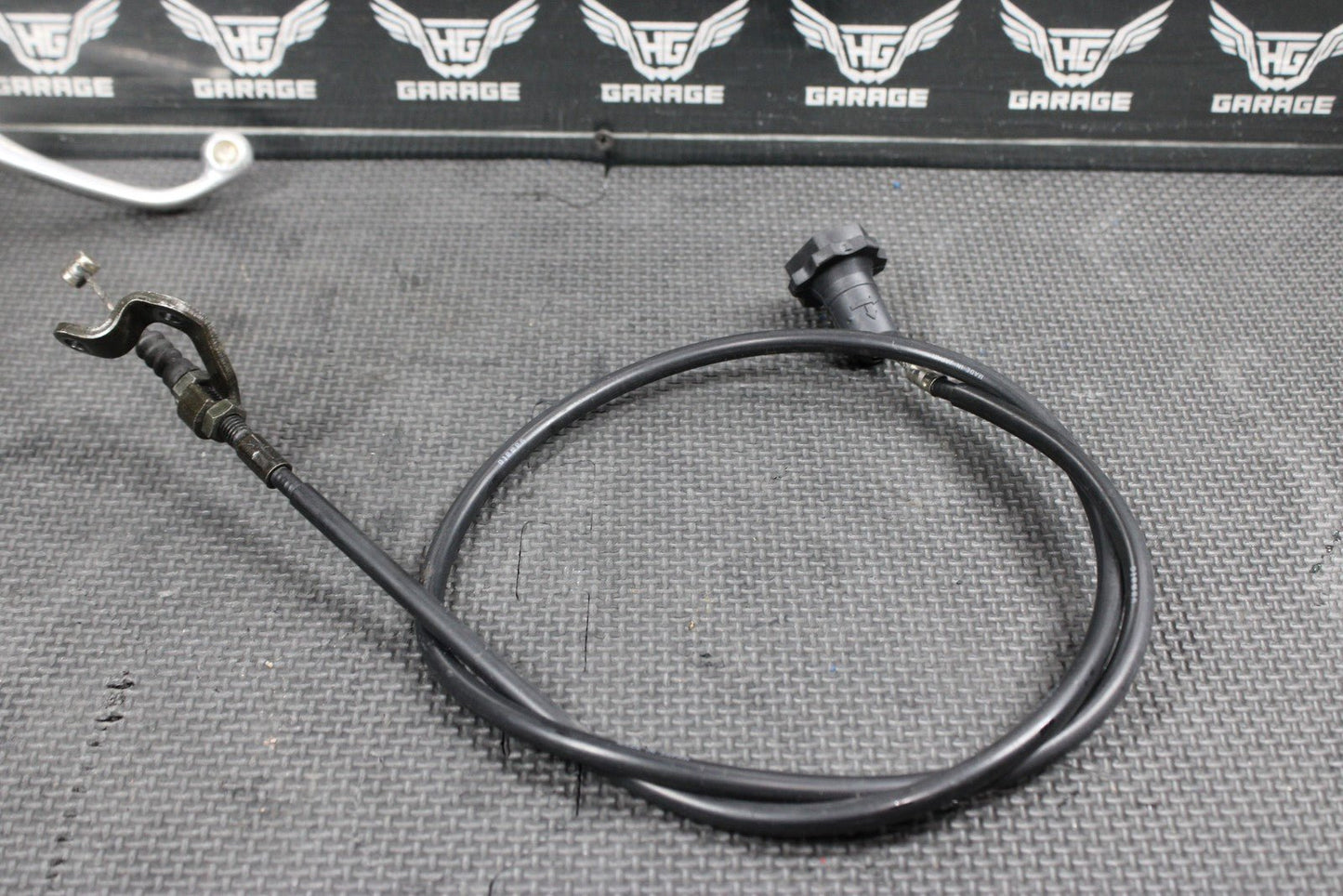 2005 YAMAHA 03 - 05 YZ250F YZ450F OEM CLUTCH CABLE LINE W ARC LEVER & PERCH - hggarage