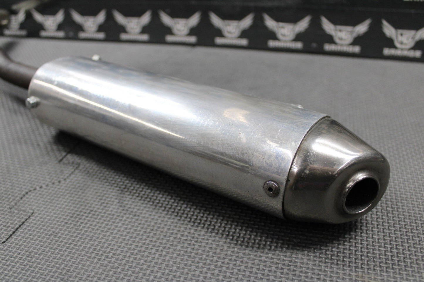 1996 KAWASAKI 95 - 98 KX125 FMF POWERCORE MUFFLER EXHAUST SILENCER SLIP ON PIPE - hggarage