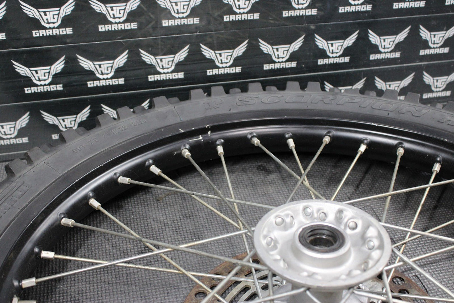 2000 SUZUKI RM125 21" OEM FRONT WHEEL RIM HUB SPOKES TIRE 54111 - 36E10 55311 - 36E0 - hggarage