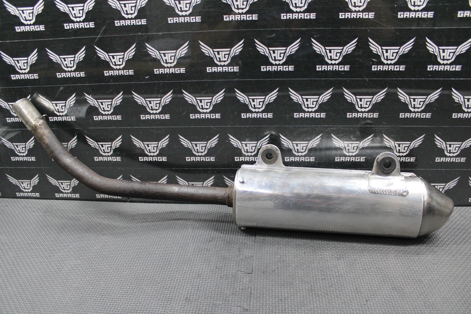 1996 KAWASAKI 95 - 98 KX125 FMF POWERCORE MUFFLER EXHAUST SILENCER SLIP ON PIPE - hggarage