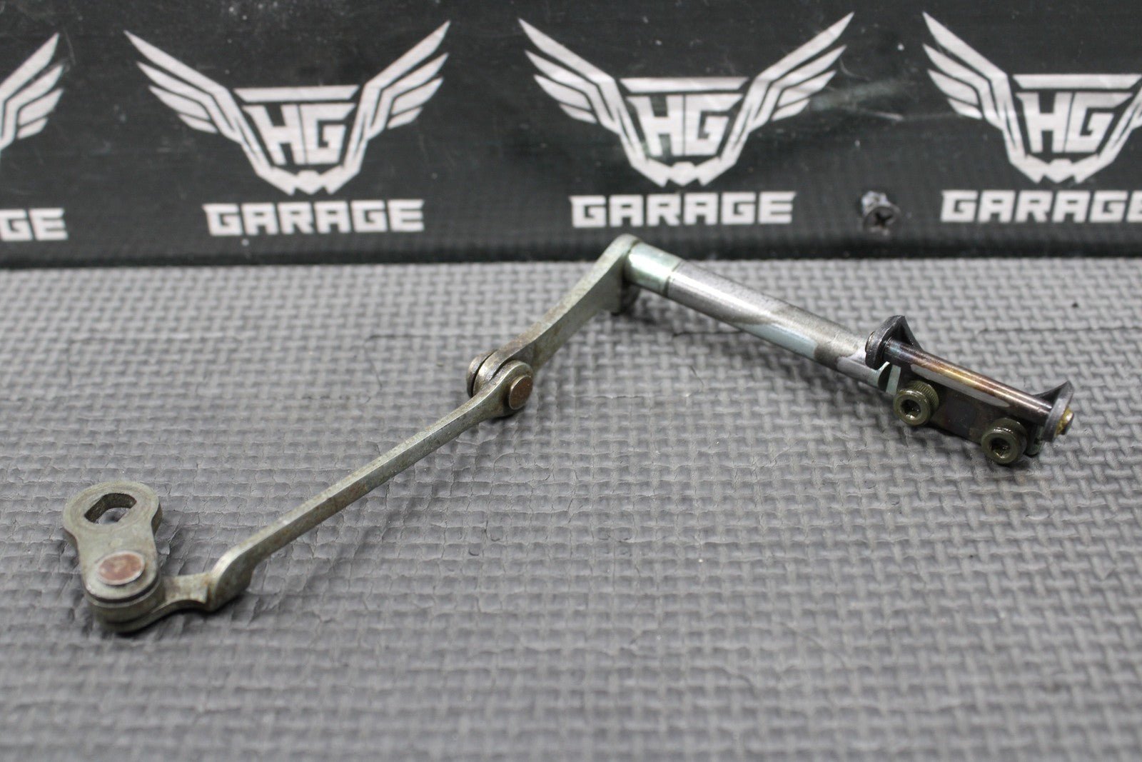 1999 2000 YAMAHA YZ125 OEM EXHAUST POWER VALVE LINKAGE PUSH ROD GOVERNOR GEAR - hggarage
