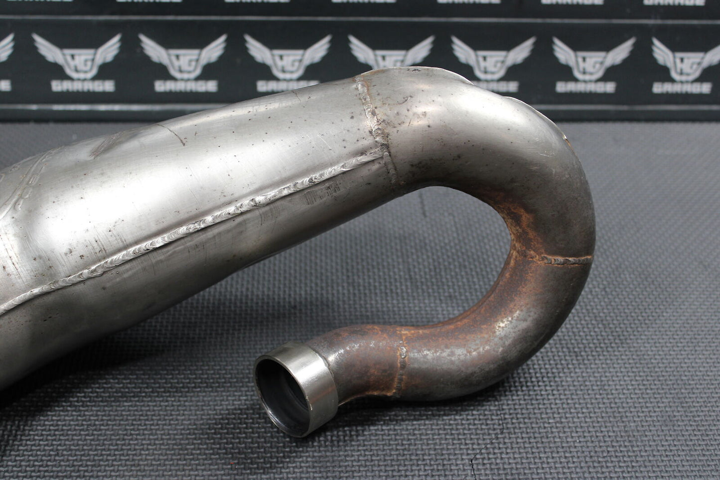 1993 HONDA CR80R FMF GOLD SERIES OLD SCHOOL EXHAUST PIPE CHAMBER HEADER