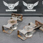 1991 87 - 95 HONDA CR80R OEM SWINGARM CHAIN TENSIONER ADJUSTMENT BRACKETS - hggarage