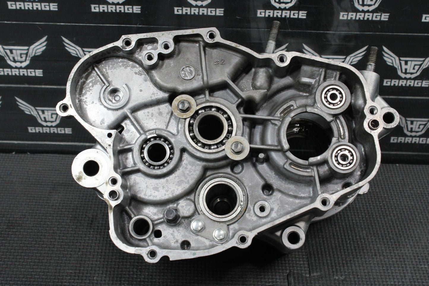 2014 KAWASAKI 08 - 22 KX100 KX85 OEM LEFT RIGHT ENGINE CRANKCASE CASES BLOCK SET - hggarage