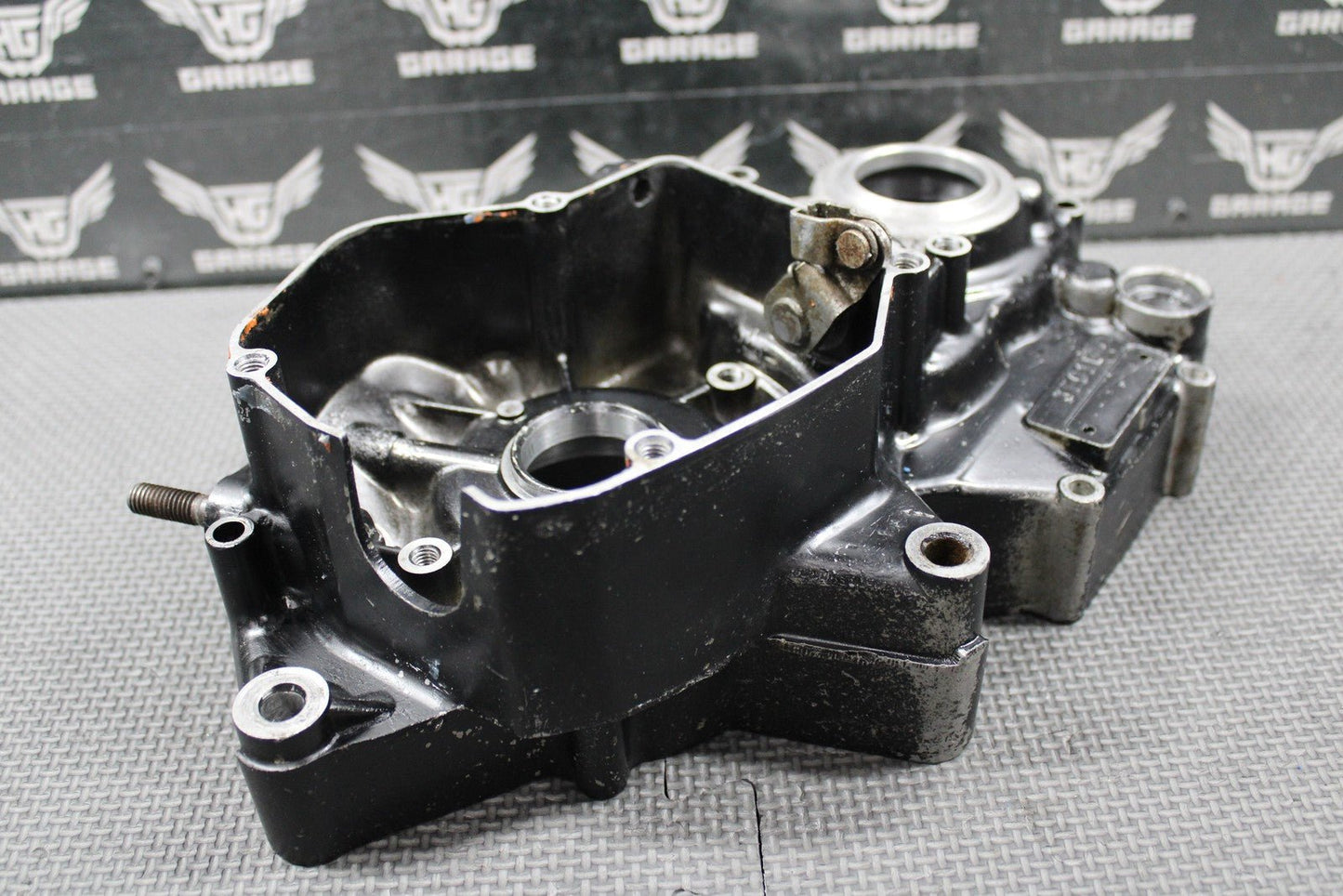 1988 HONDA CR125R OEM LEFT ENGINE MOTOR CRANKCASE CRANK CASE 112A0 - KS6 - 830 GOOD! - hggarage