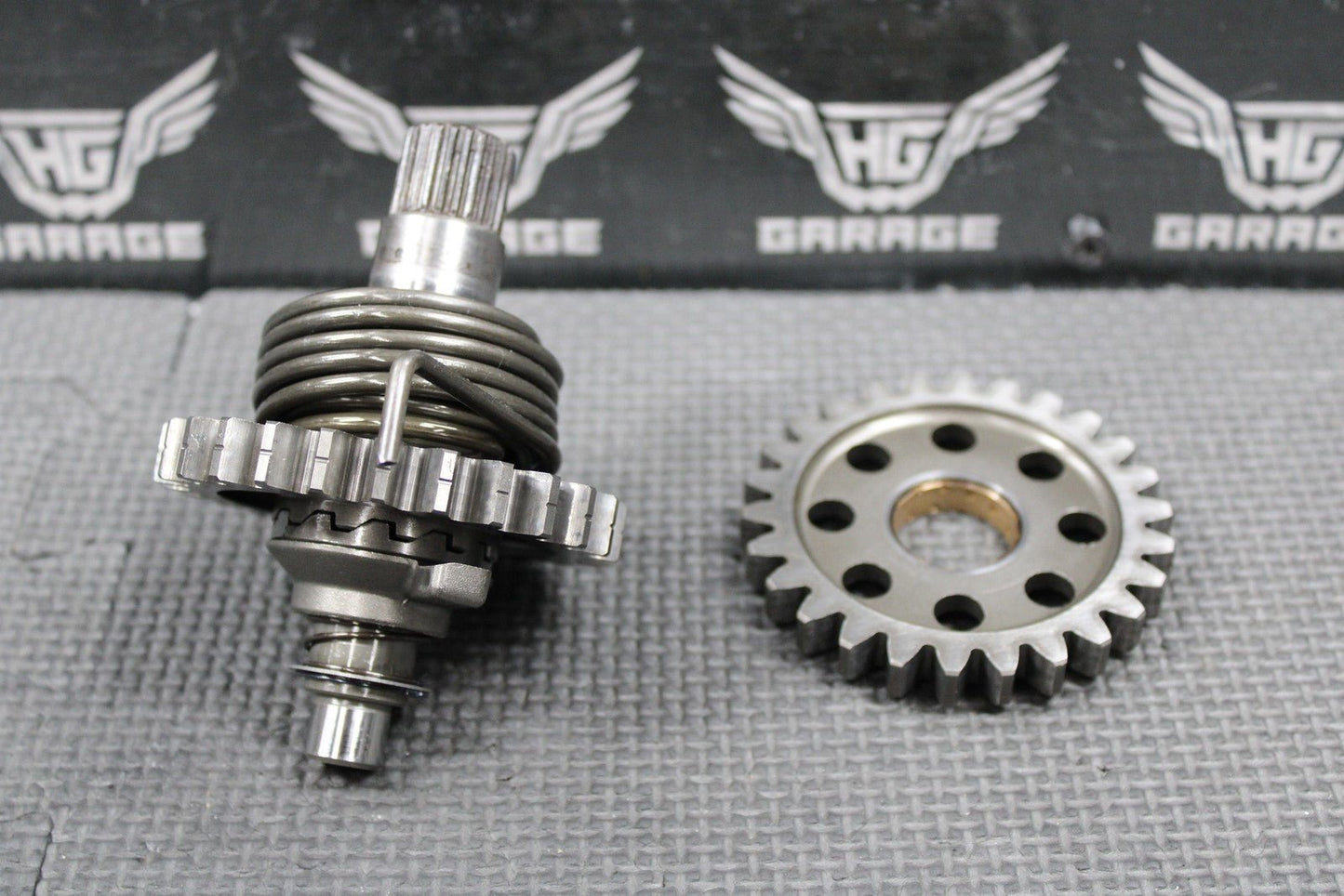 2002 02 - 07 KAWASAKI KX250 OEM KICKSTART KICK START SHAFT W IDLER GEAR 13066 - 1107 - hggarage
