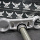 1996 KAWASAKI KX125 OEM FRONT FORKS LOWER UPPER TRIPLE TREE STEM CLAMP SET NICE! - hggarage