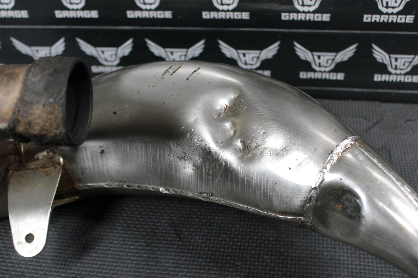 2000 Honda CR125R Fmf Gold Series Fatty Exhaust Pipe Chamber Header - hggarage