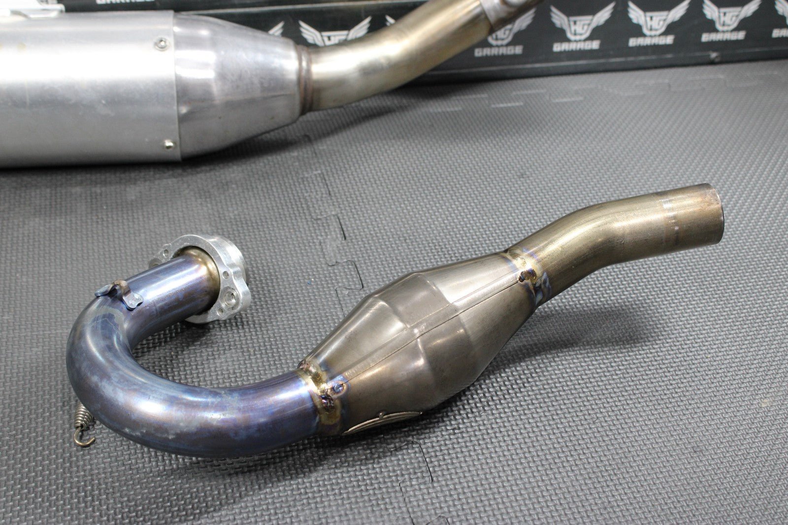 2007 HONDA CRF450R FMF POWERCORE 4 SLIPON PIPE W/ MEGABOMB TITANIUM HEADER PIPE - hggarage