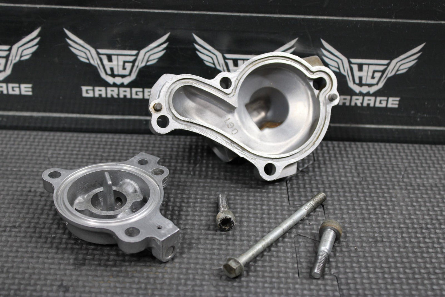 2006 YAMAHA YZ450F 06 - 09 ENGINE MOTOR INNER OUTER CLUTCH COVER WATERPUMP - hggarage