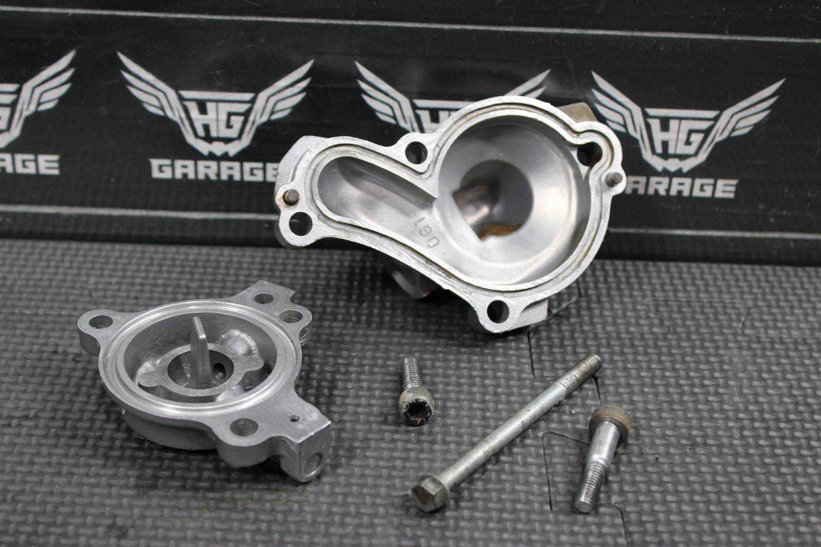 2006 YAMAHA YZ450F 06 - 09 ENGINE MOTOR INNER OUTER CLUTCH COVER WATERPUMP - hggarage