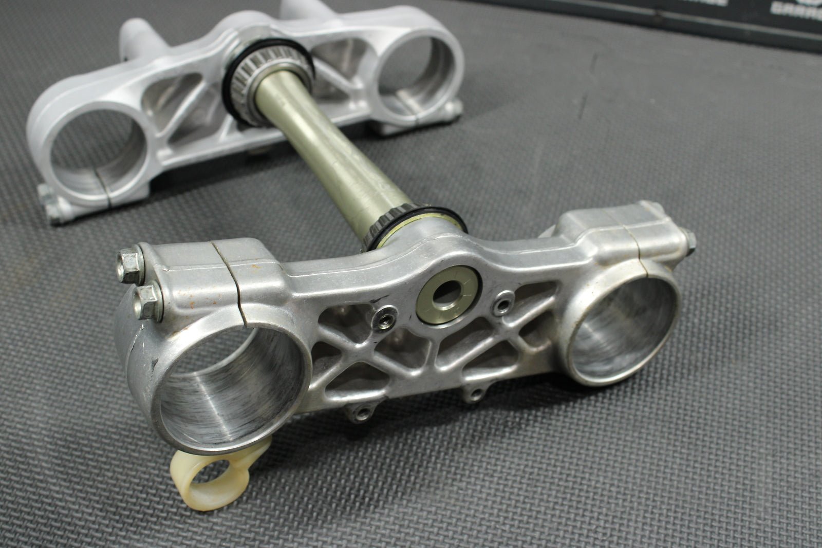 1999 Honda CR125R OEM Front Forks Lower Upper Triple Tree Stem Clamp - hggarage