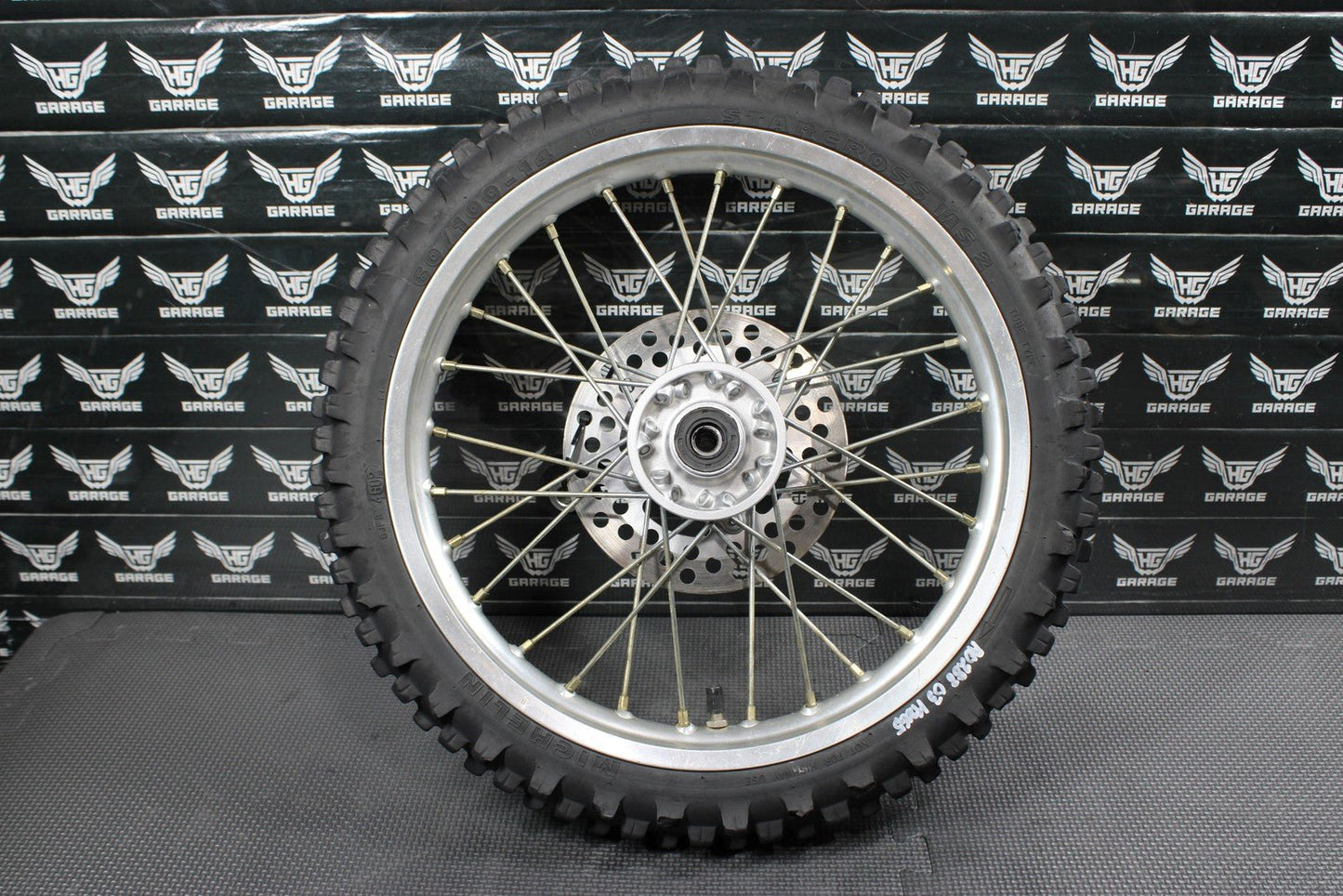 2003 KAWASAKI 00 - 09 KX65 OEM FRONT WHEEL RIM HUB TIRE 41090 - 1124 - hggarage