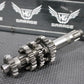2005 KAWASAKI 03 - 06 KLX125 OEM ENGINE TRANSMISSION TRANNY GEABROX SHIFT FORKS - hggarage