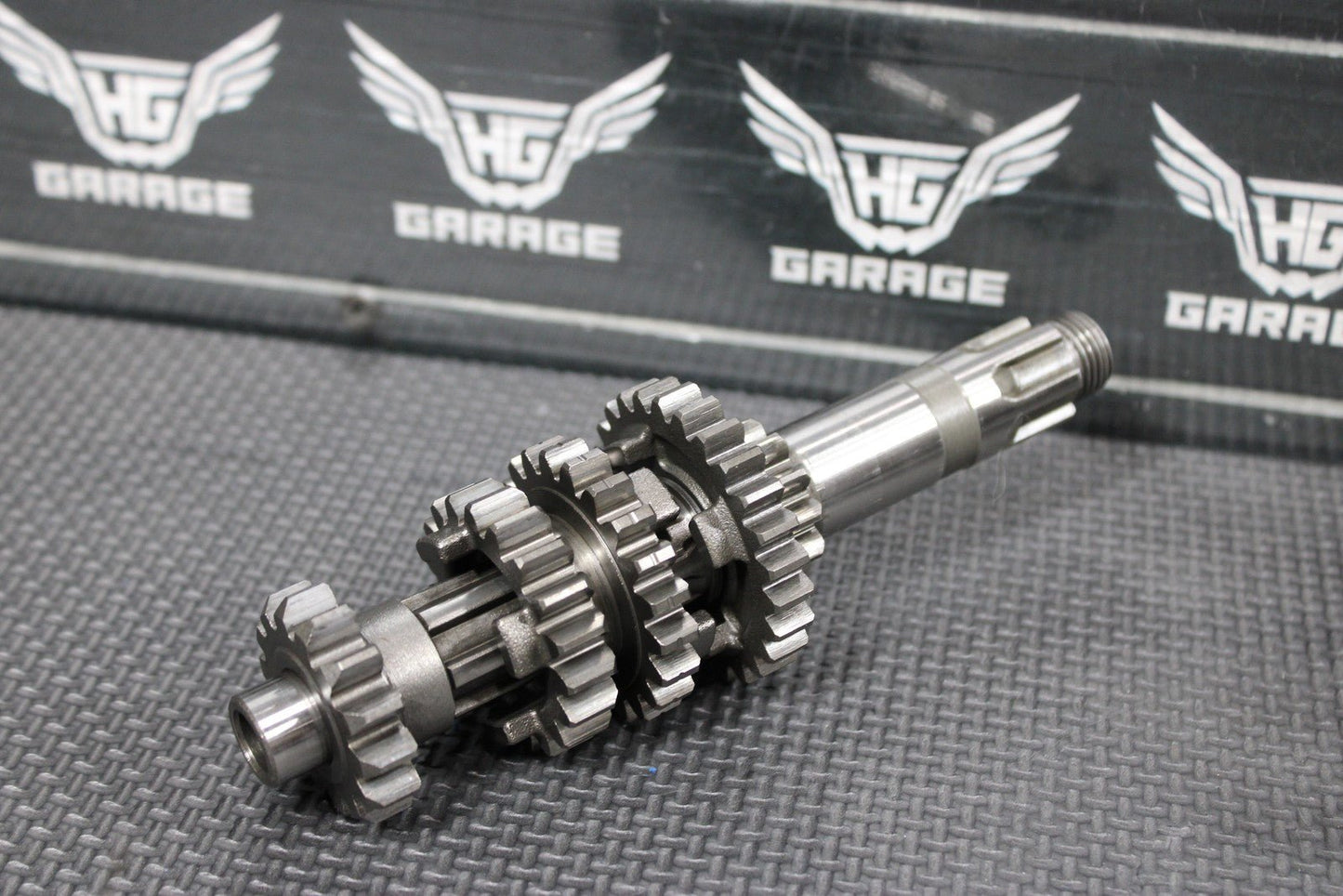 2005 KAWASAKI 03 - 06 KLX125 OEM ENGINE TRANSMISSION TRANNY GEABROX SHIFT FORKS - hggarage