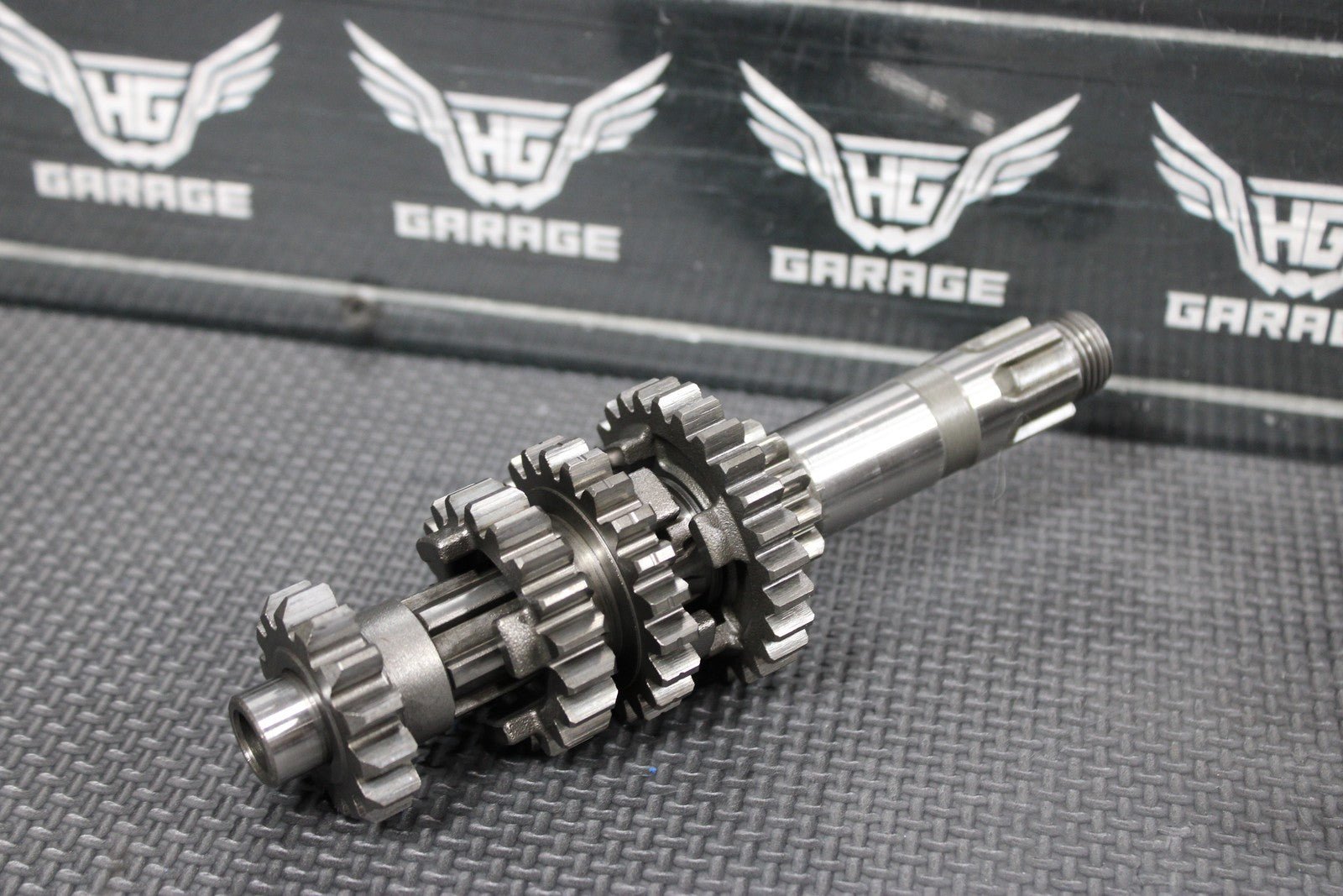 2005 KAWASAKI 03 - 06 KLX125 OEM ENGINE TRANSMISSION TRANNY GEABROX SHIFT FORKS - hggarage