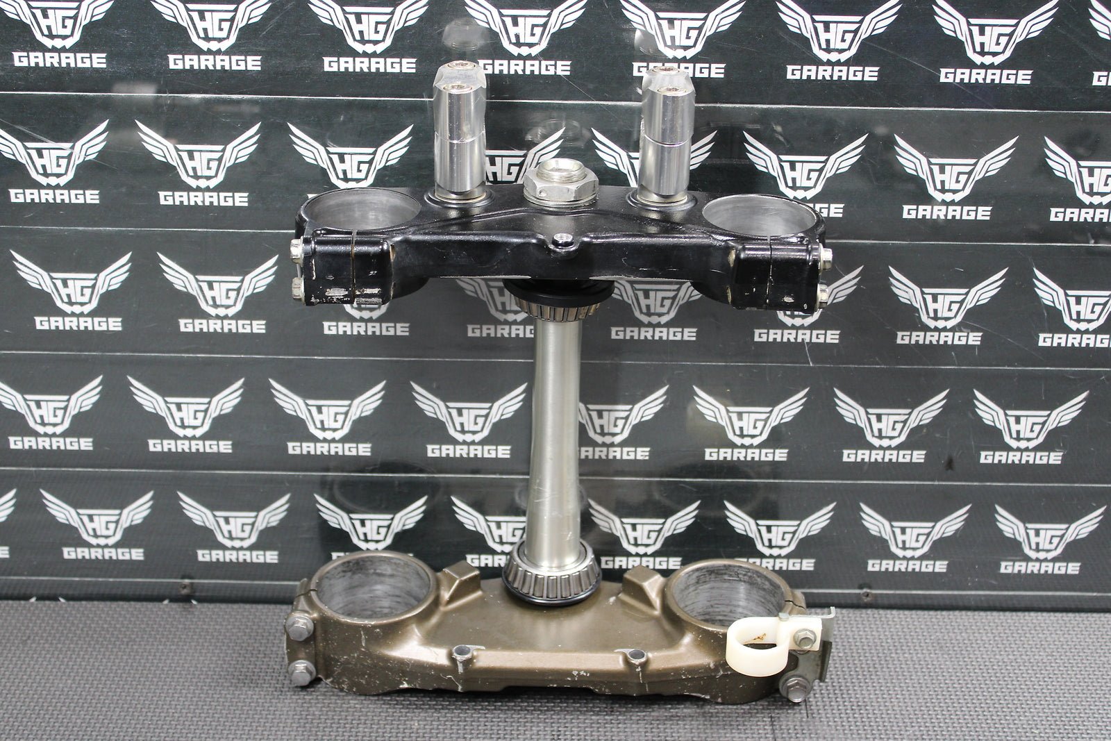 2006 Kawasaki KX450F OEM Front Forks Lower Upper Triple Tree Stem Clamp - hggarage