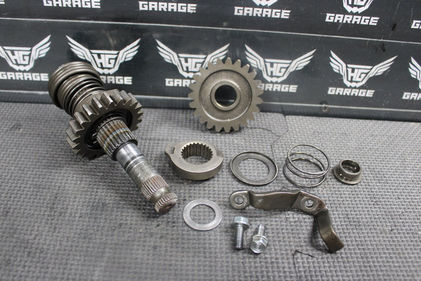 1992 Honda XR250L XR250LL XR250R OEM Kickstart Kick Start Shaft W Idler Gear - hggarage