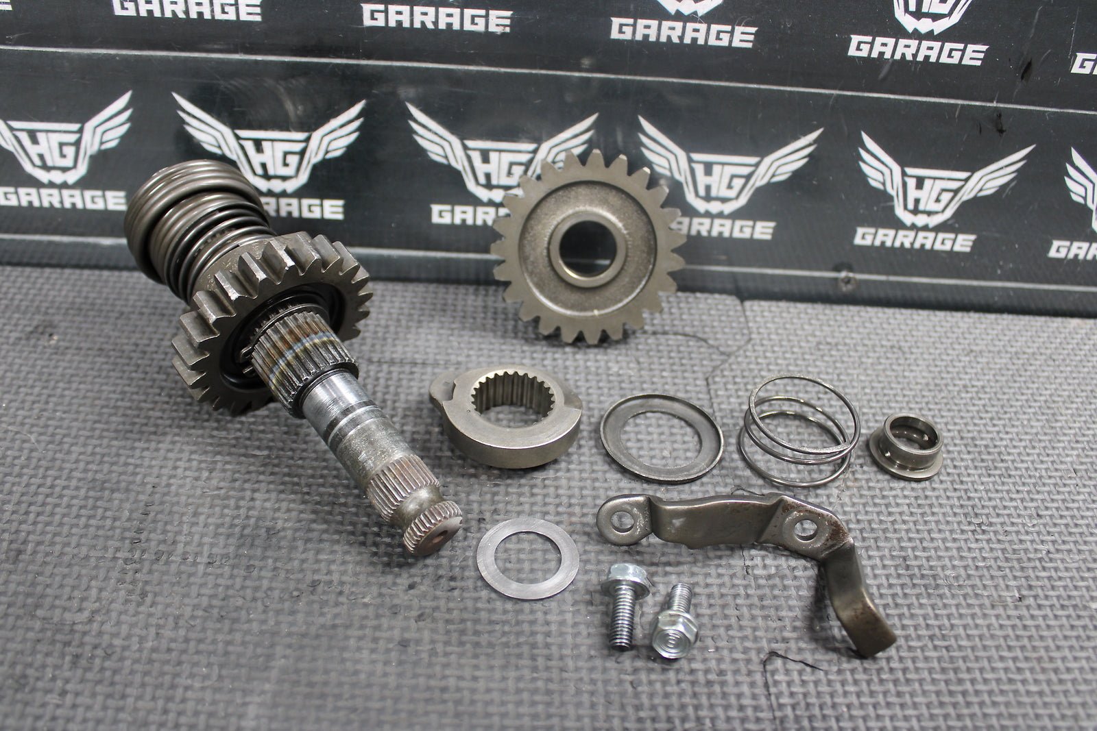 1992 Honda XR250L XR250LL XR250R OEM Kickstart Kick Start Shaft W Idler Gear - hggarage