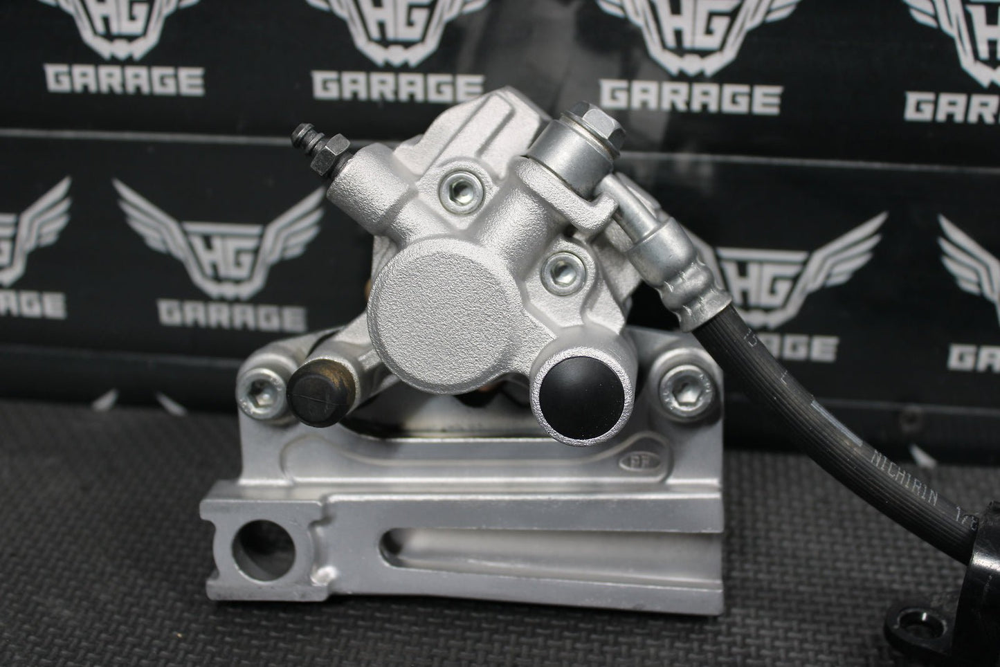 2014 14 - 21 KAWASAKI KX100 OEM REAR BACK BRAKE CALIPER MASTER CYLINDER LEVER LINE - hggarage