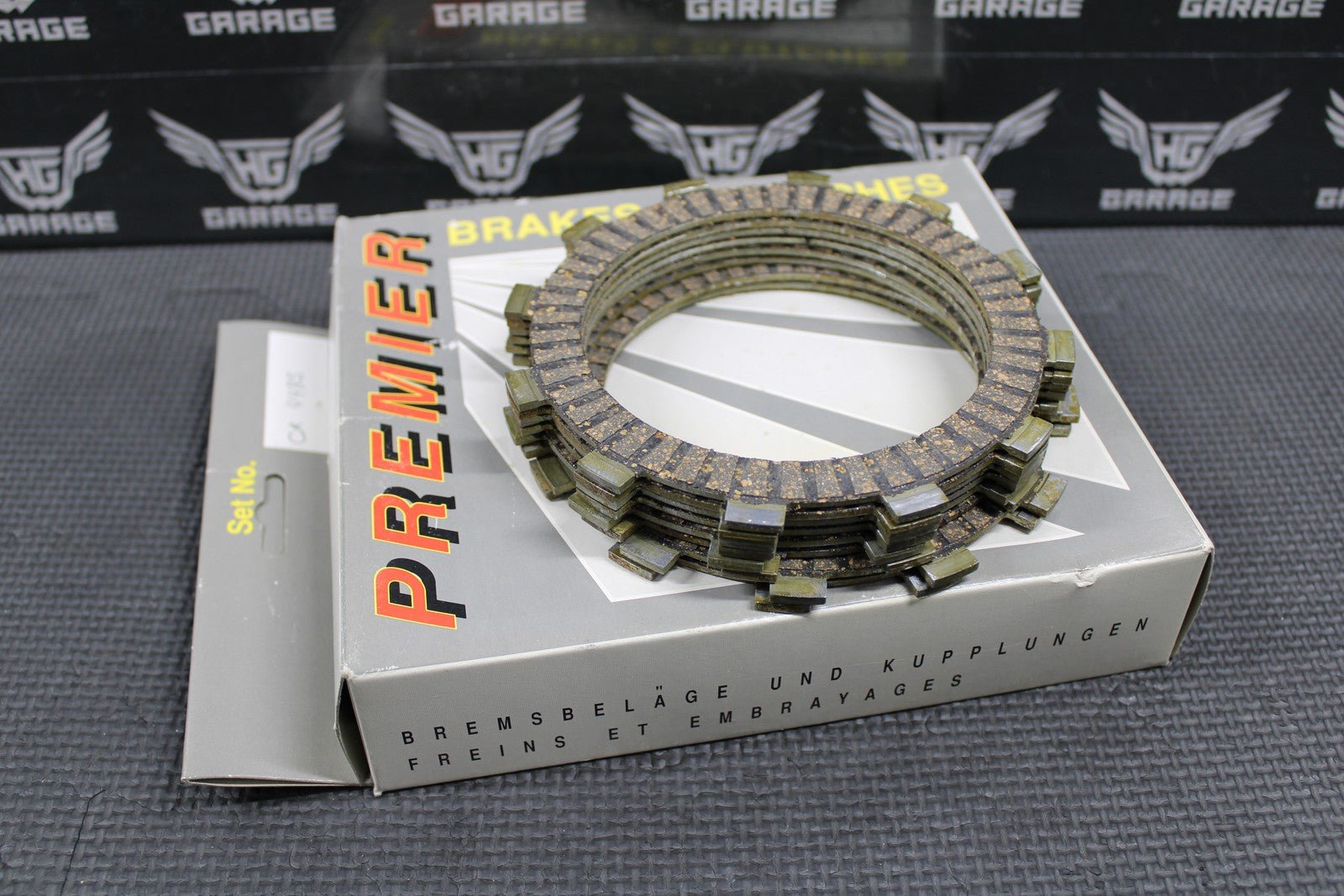 BRAND NEW PREMIER 1990 - 1992 KAWASAKI KX125 CLUTCH FRICTION FIBER PLATES CK4485 - hggarage