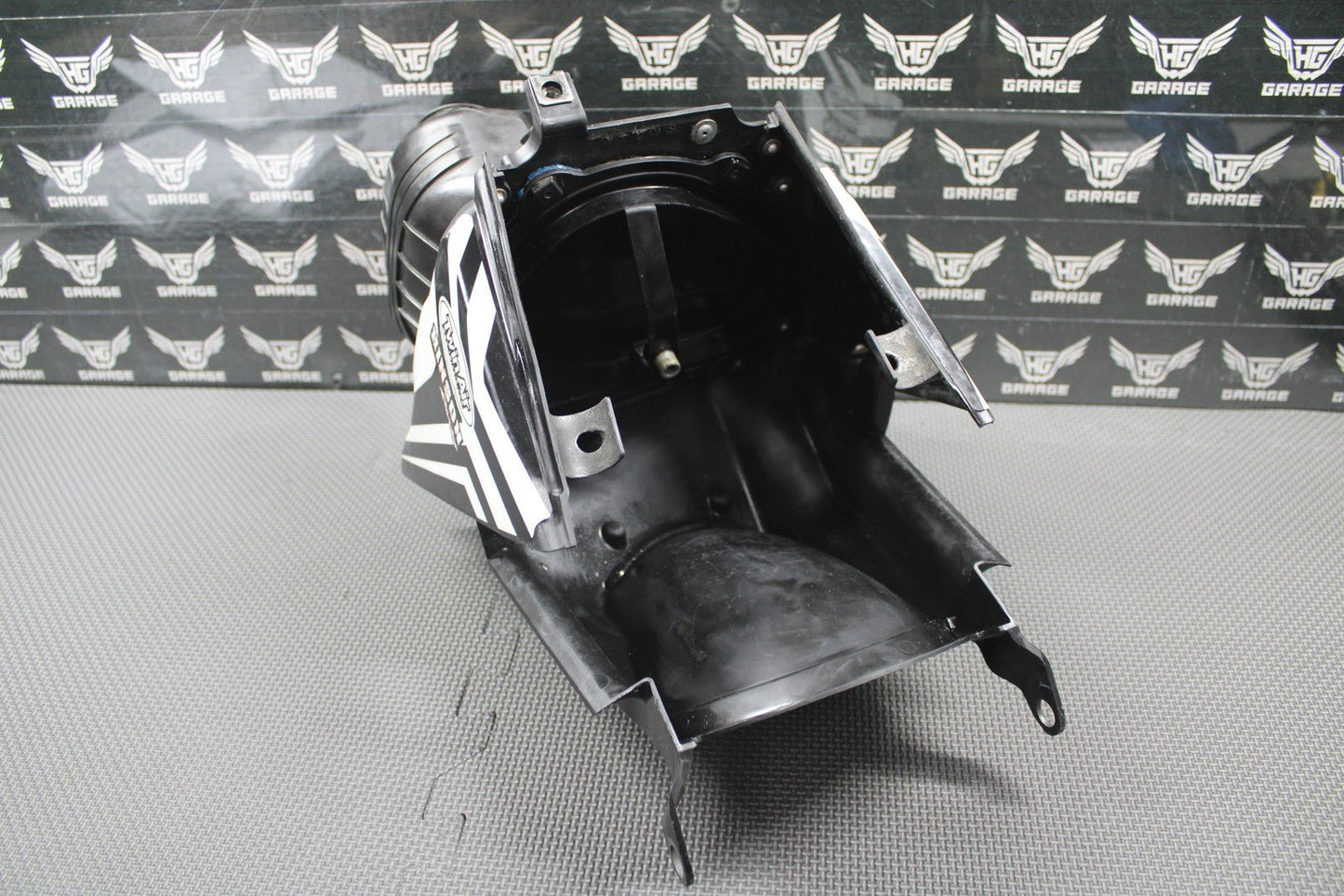 2008 HONDA CRF250R OEM AIRBOX AIR CLEANER FILTER BOX CASE INTAKE BOOT NICE! - hggarage