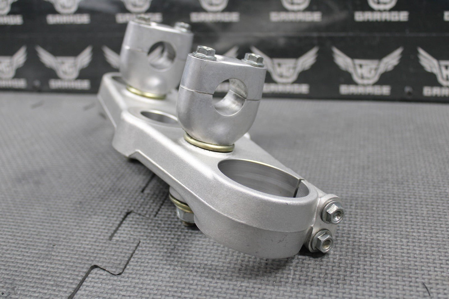 2003 00 - 03 HONDA CR125R CR250R OEM FRONT FORK UPPER TRIPLE TREE BAR CLAMP NICE! - hggarage