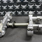 2002 YAMAHA YZ250F OEM FRONT FORKS LOWER UPPER TRIPLE TREE STEM CLAMP FAT BAR - hggarage