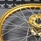 2001 YAMAHA 93 - 01 YZ80 90 - 01 RM80 17" GOLD EXCEL FRONT WHEEL RIM W/ TALON HUB - hggarage