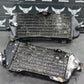 1992 Kawasaki KX250 OEM Engine Motor Cooling Cooler Radiator Left Right - hggarage