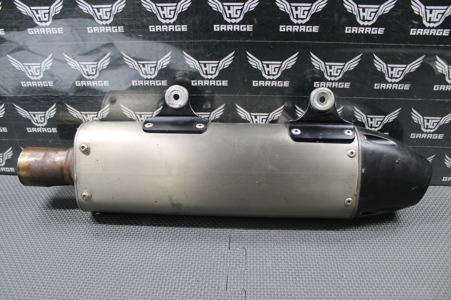 2010 KTM 08 - 10 250 XCF SXF DRD TITANIUM MUFFLER EXHAUST SILENCER SPARK ARRESTOR - hggarage