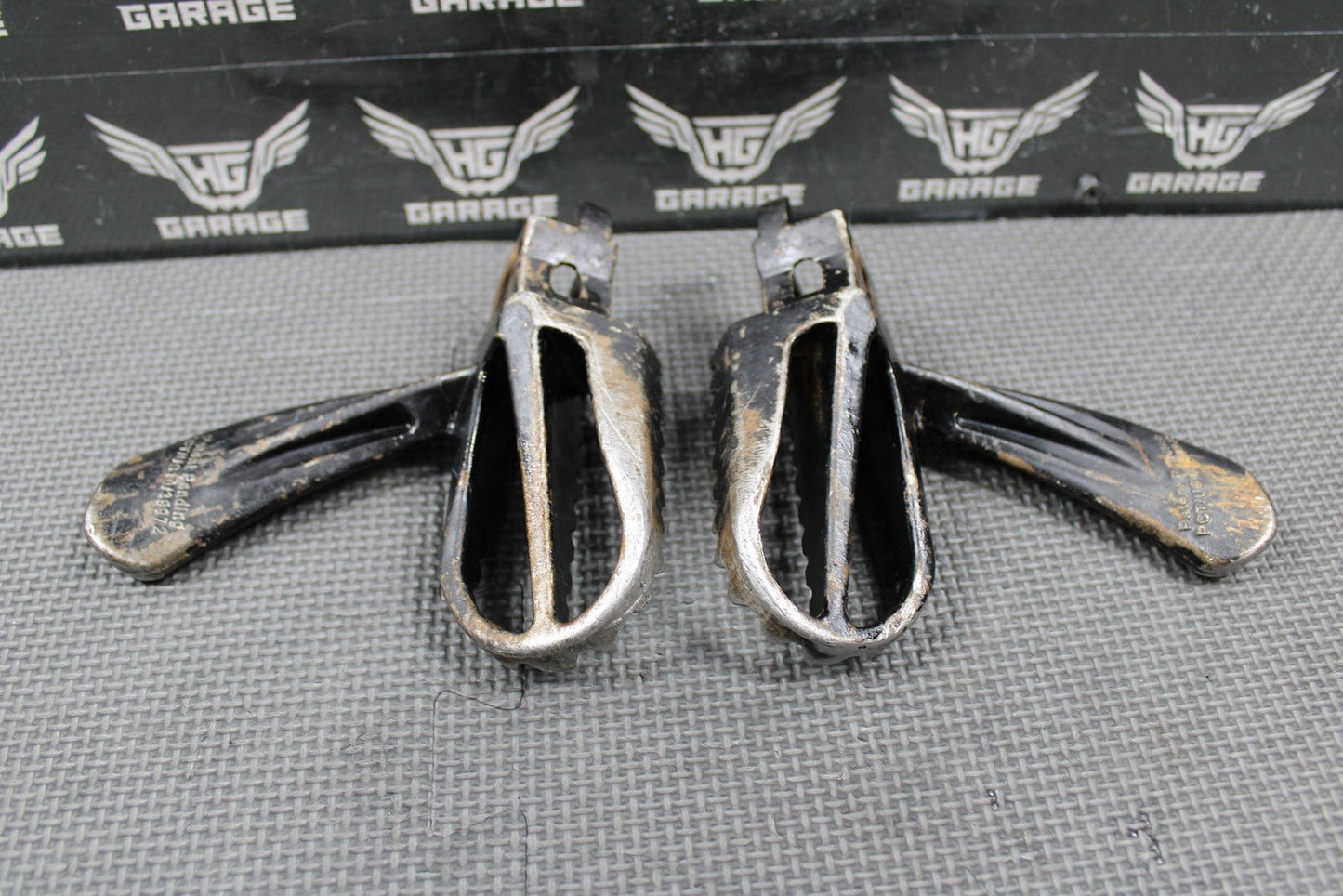 2007 KAWASAKI 05 - 08 KX250F KX250 KX450F ANKLE SAVERS CLASSIC FOOT PEGS FOOTPEGS - hggarage