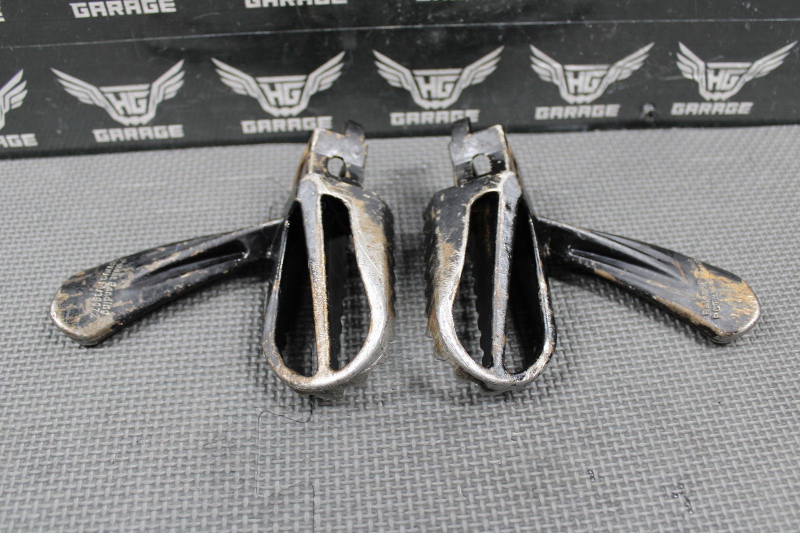 2007 KAWASAKI 05 - 08 KX250F KX250 KX450F ANKLE SAVERS CLASSIC FOOT PEGS FOOTPEGS - hggarage