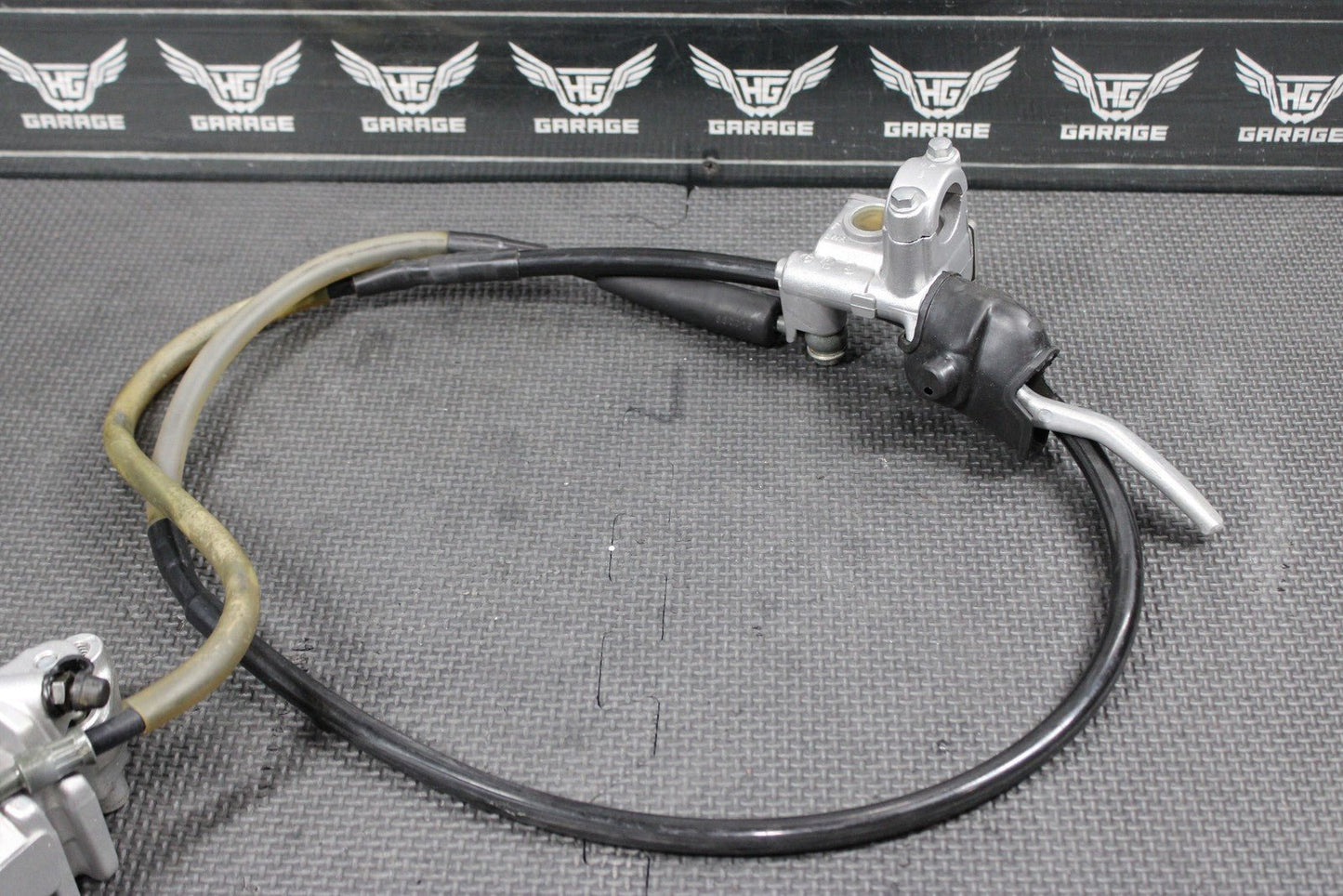 1996 KAWASAKI KX125 OEM COMPLETE NISSIN FRONT BRAKE CALIPER MASTER CYLINDER GOOD - hggarage