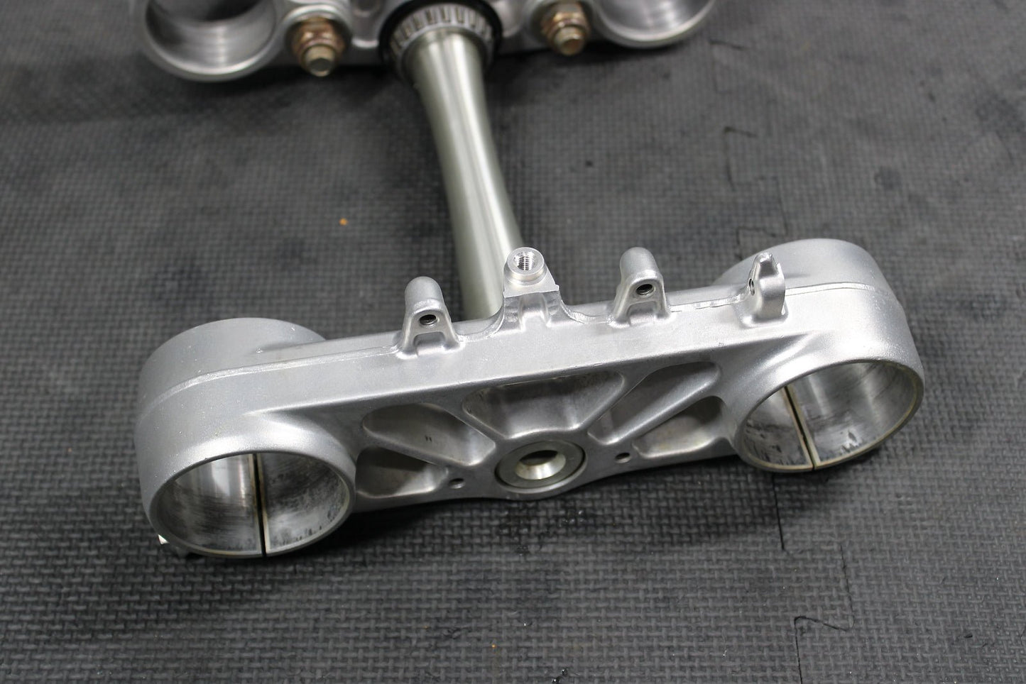 2013 HONDA CRF450R OEM FRONT FORKS LOWER UPPER TRIPLE TREE STEM CLAMP 53219 - MEN - hggarage