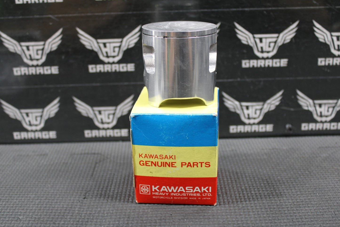 NEW NOS 1990 KAWASAKI KX125 GENUINE OEM "B" PISTON 13001 - 1314 - hggarage