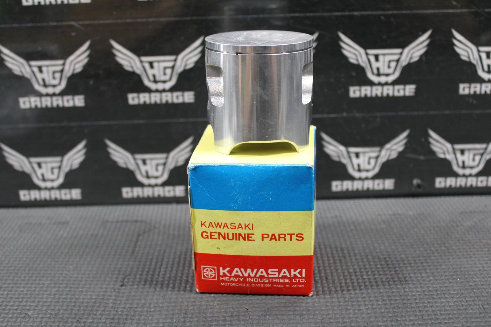 NEW NOS 1990 KAWASAKI KX125 GENUINE OEM "B" PISTON 13001 - 1314 - hggarage