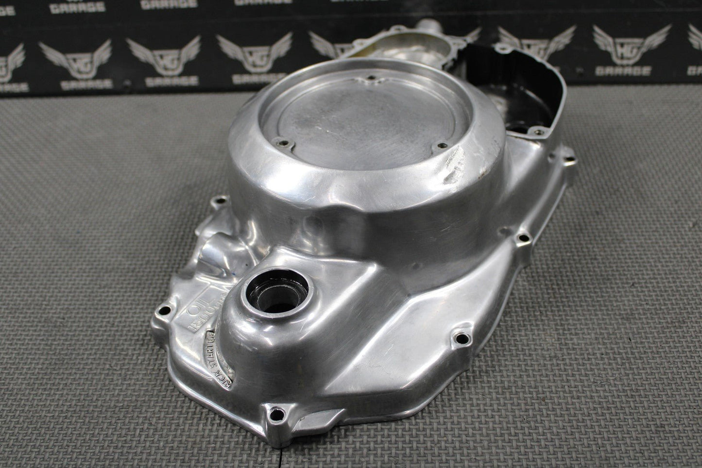 2001 YAMAHA BANSHEE 350 OEM POLISHED RIGHT CASE OUTER CLUTCH COVER 2GU - 15421 - 00 - hggarage