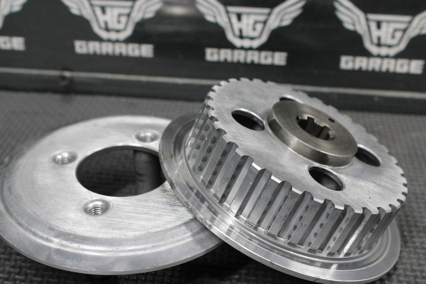 2008 Kawasaki KLX140 OEM Complete Clutch W Plates Basket Hub 13086 - 1070 - hggarage